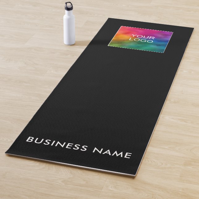 Custom Yoga Mats Fitness Your Business Logo Here (In Situ)