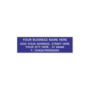Custom Your Address Self-inking Stamp Template
