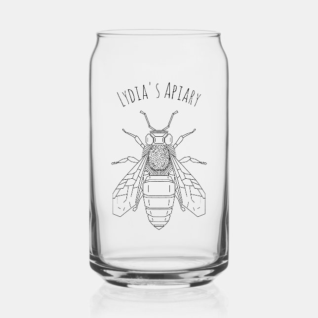 Custom Your Brand Apiary  Can Glass (Front)