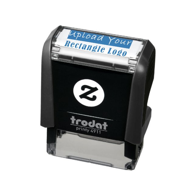 Custom Your Business Logo Address Self-inking Stam Self-inking Stamp (Product)