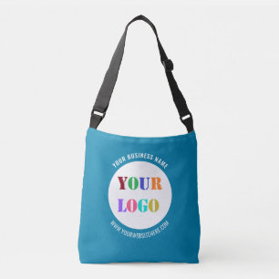 Custom Your Business Logo and Text Crossbody Bag