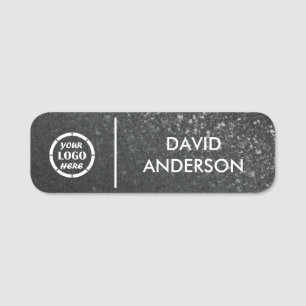Custom Your Business Logo Basic Employee Staff Name Tag