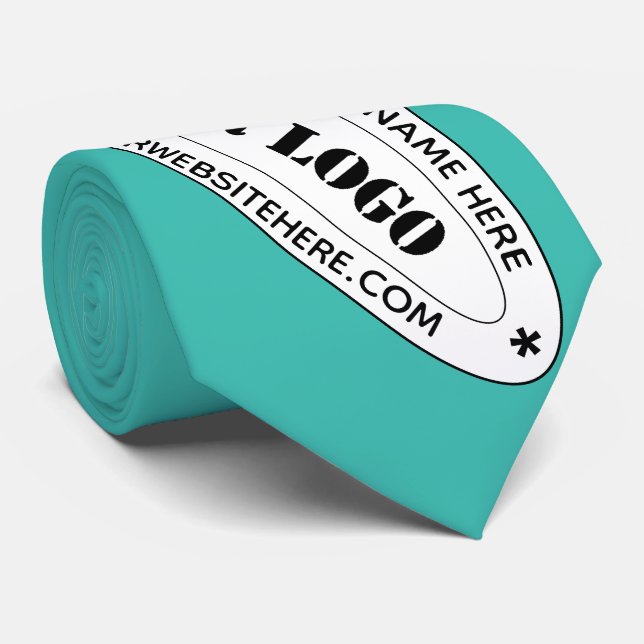 Custom Your Business Logo Company Neck Tie (Rolled)