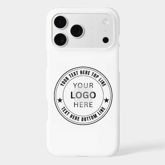 Custom Your Business Logo Name Template (Back)