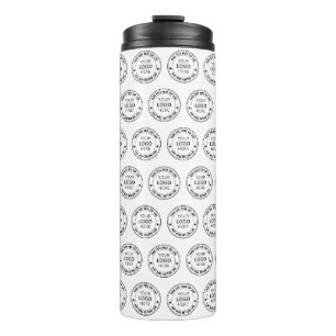 Custom Your Business Logo Name Template Thermal Tumbler