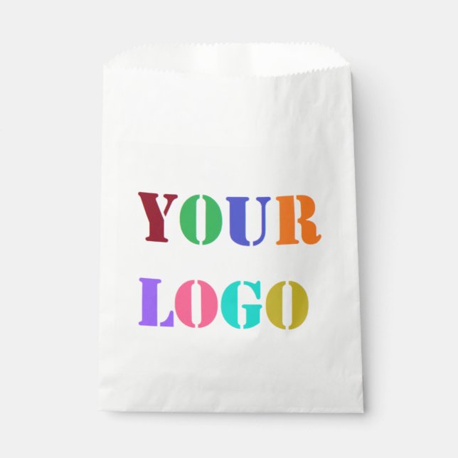 Custom Your Business Logo Personalised Favour Bag (Front)