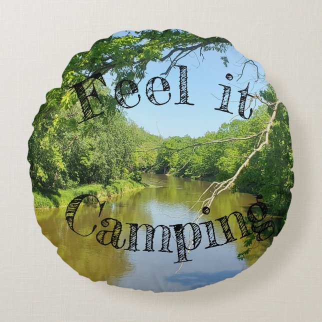 Custom your camping personalised pillow (Front)