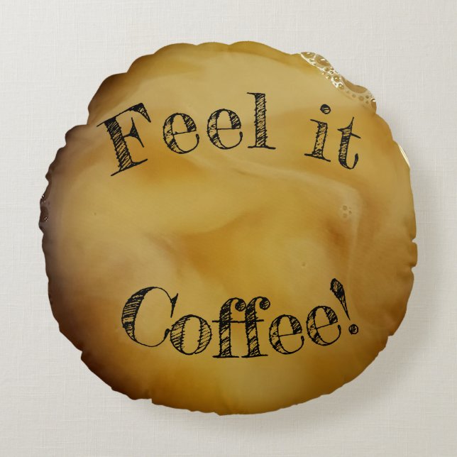 Custom your coffee is ready personalised pillow (Front)