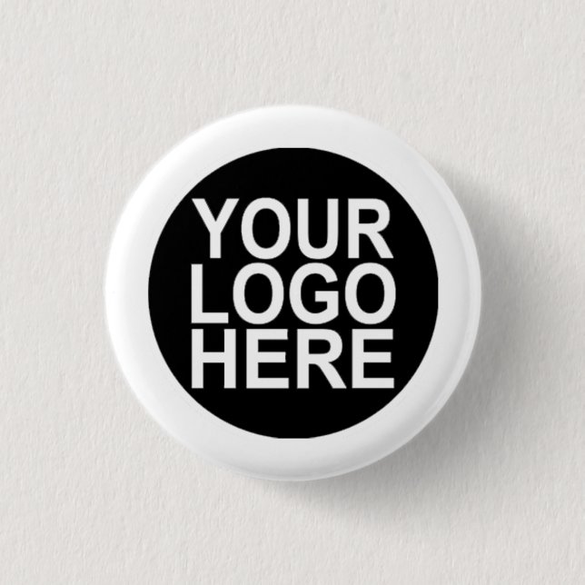 Custom Your Company Logo 3 Cm Round Badge (Front)