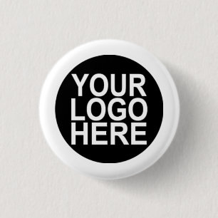 Custom Your Company Logo 3 Cm Round Badge