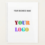 Custom Your Company Logo and Text Business Planner<br><div class="desc">Custom Font and Colours - Planner with Your Company Logo and Text Promotional Business Personalised Planners Gift - Add Your Logo / Image or QR Code - Photo and Text - Name / Information / More - Resize and move or remove and add elements / text with Customisation tool. Choose...</div>