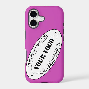 Custom Your Company Logo and Text iPhone Case