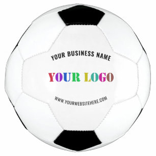 Custom Your Company Logo and Text Soccer Ball