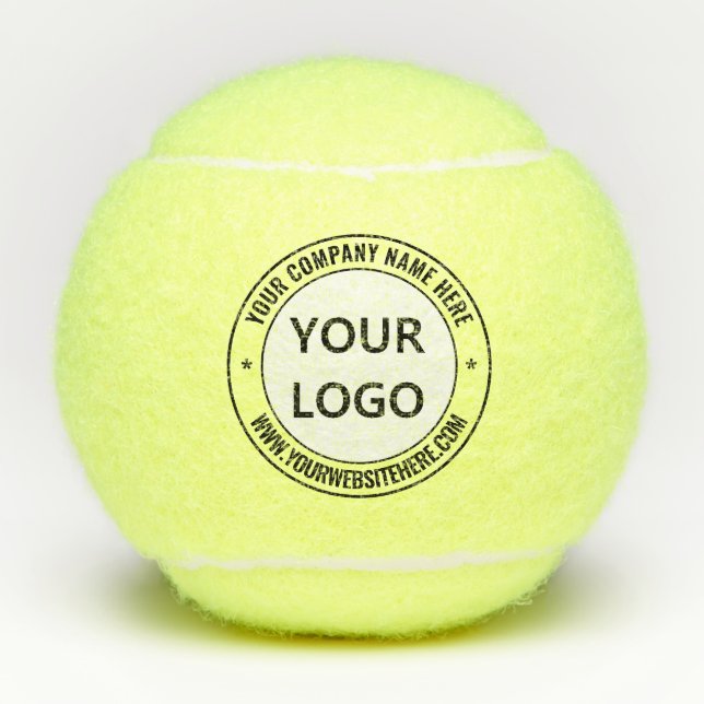 Custom Your Company Logo and Text Tennis Balls (Front)