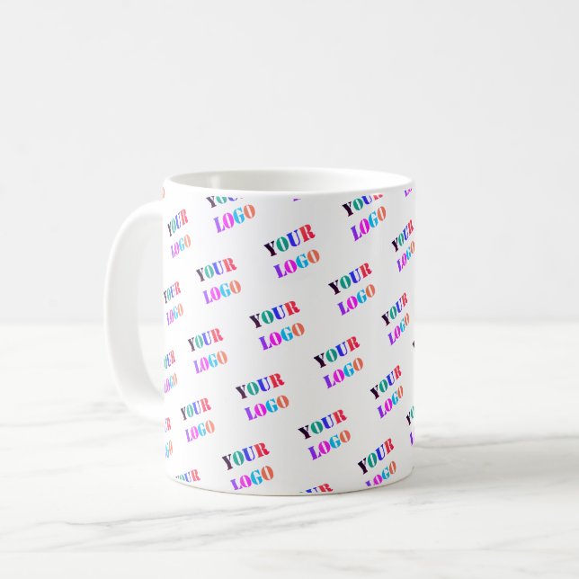 Custom Your Company Logo Business Promotional Mug (Front Left)