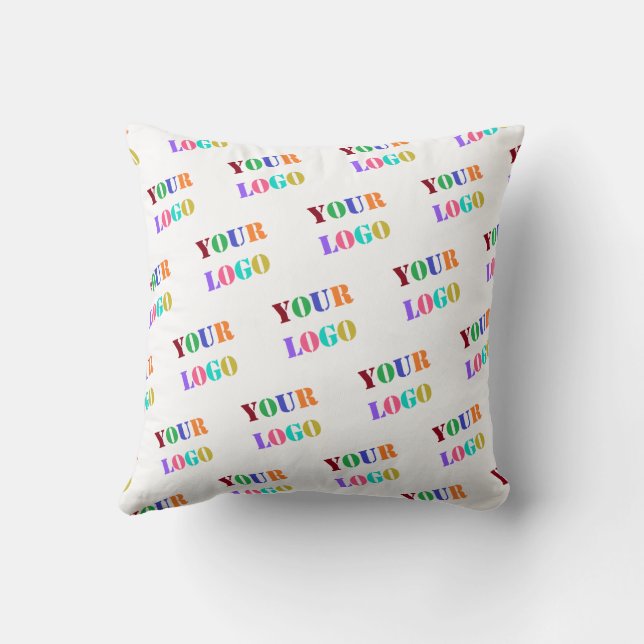 Custom Your Company Logo or Photo Pillow (Back)
