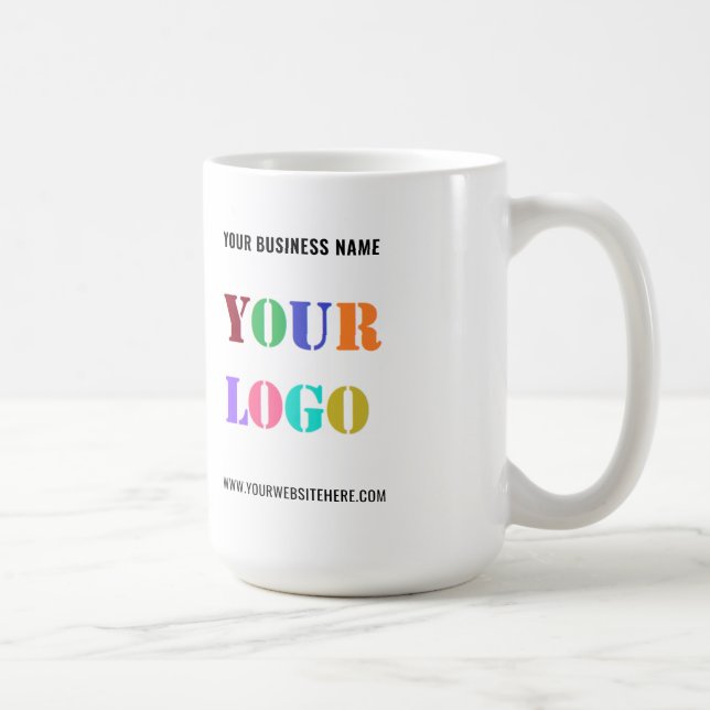 Custom Your Company Logo Promotional Business Mug (Right)