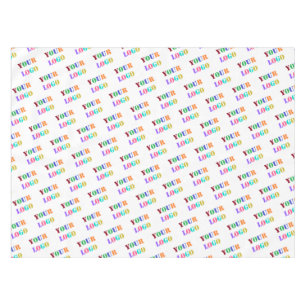 Custom Your Company Logo Tablecloth Choose Colour