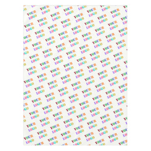 Custom Your Company Logo Tablecloth Choose Colours