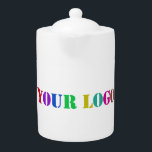 Custom Your Company Logo Teapot Template<br><div class="desc">Design Your Own Personalised Teapots with Your Company Logo Business Promotional Teapot / Gift - Make Unique Your Own Design - Add Your Logo / Image - Photo or QR Code/ Text / more - Resize and move or remove and add elements / image with Customisation tool. or Choose /...</div>