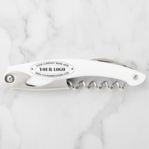 Custom Your Company Logo Text Waiter's Corkscrew
