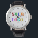 Custom Your Company Logo Watch Business Gift<br><div class="desc">Personalised Watches with Custom Company Logo Your Business Promotional Watch Gift - Make Unique Your Own Design - Add Your Logo / Image - Photo or QR Code / Text / more - Resize and move or remove and add elements / image with Customisation tool. Choose / add your favourite...</div>