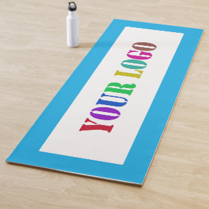 Custom Your Company Logo Yoga Mat - Choose Colours