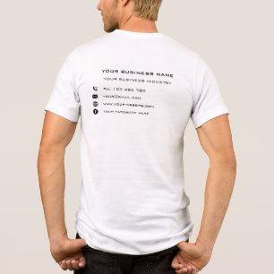 Custom Your Company Name Text Business Promotional Tri-Blend Shirt