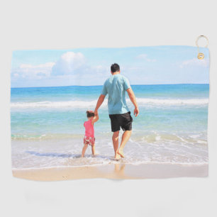 Custom Your Dad Photo Golf Towel Gift