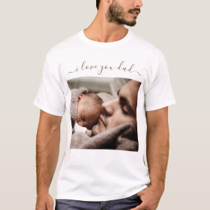 Custom Your Dad Photo T-Shirt Gift with Text
