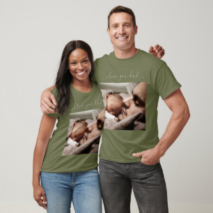 Custom Your Dad Photo T-Shirt - I Love You Dad