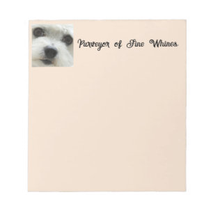Custom Your Dog / Cat Photo Fine Whines Notepad