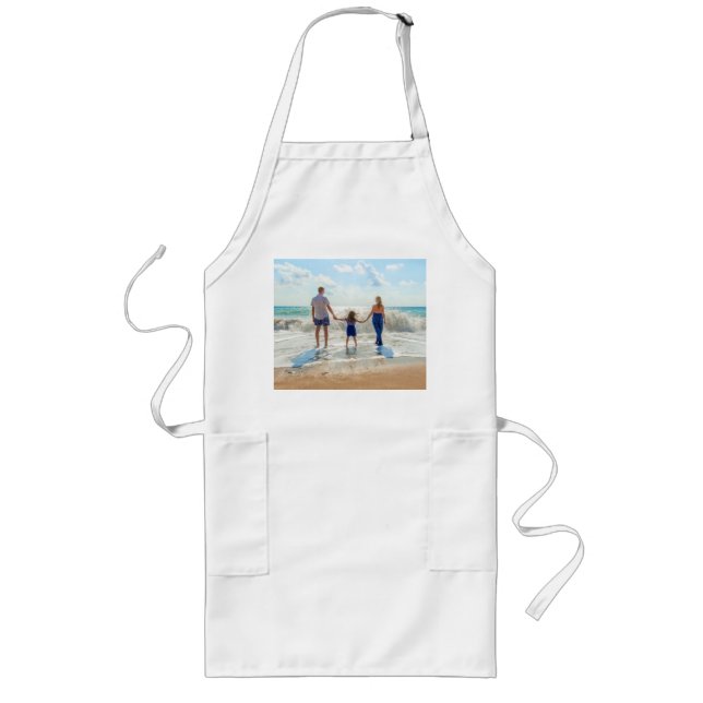 Custom Your Family Photo Apron Personalized Gift (Front)