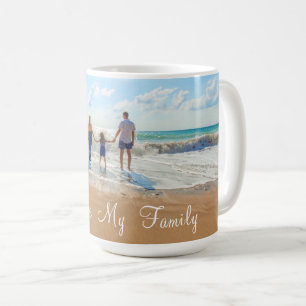 Custom Your Family Photo Coffee Mug with Text