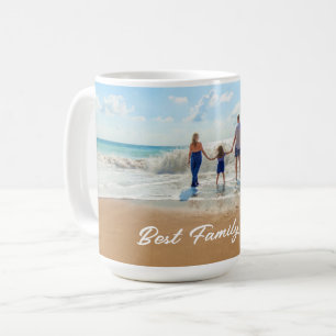 Custom Your Family Photo Coffee Mug with Text