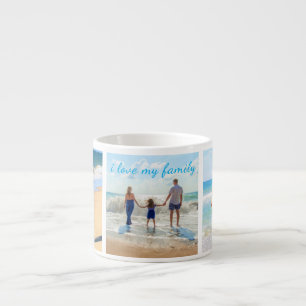 Custom Your Family Photo Collage Espresso Mug