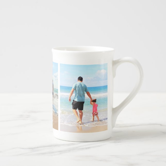 Custom Your Family Photo Collage Mug Gift and Text (Right)