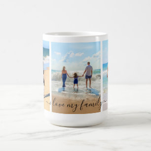 Custom Your Family Photo Collage Mug Gift and Text