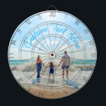 Custom Your Favourite Photo and Text Dart Board<br><div class="desc">Custom Photo and Text Dart Board - Unique Your Own Design -  Personalised Family / Friends or Personal Dartboards Gift - Add Your Text and Photo - Resize and move elements with customisation tool !</div>