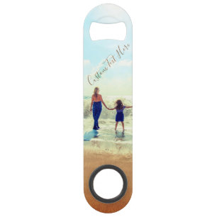 Custom Your Favourite Photo Bar Key with Text