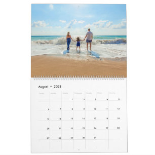 Custom Your Favourite Photo Calendar Gift with Tex