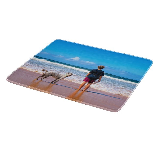 Custom Your Favourite Photo Cutting Board (Corner)