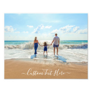 Custom Your Favourite Photo Print with Text