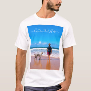 Custom Your Favourite Photo T-Shirt Gift with Text