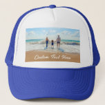 Custom Your Favourite Photo Trucker Hat with Text<br><div class="desc">Custom Photo and Text Hats - Unique Your Own Design -  Personalised Family / Friends or Personal Trucker Hat / Gift - Add Your Text and Photo - Resize and move elements with Customisation tool ! Choose font / size / colour ! Good Luck - Be Happy :)</div>