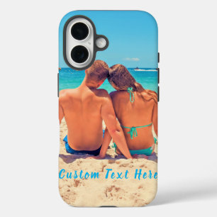 Custom Your Favourite Photo with Text iPhone Case