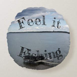 Custom your fishing personalised pillow