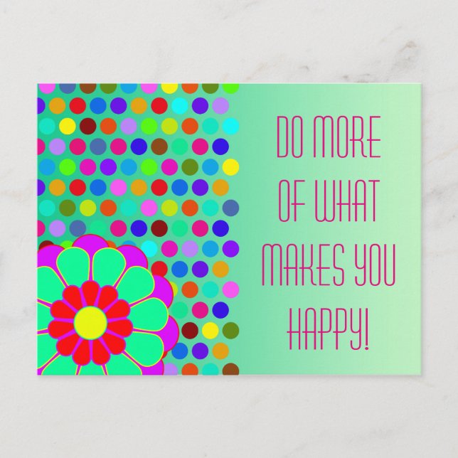 Custom your funny saying or wisdom postcard (Front)