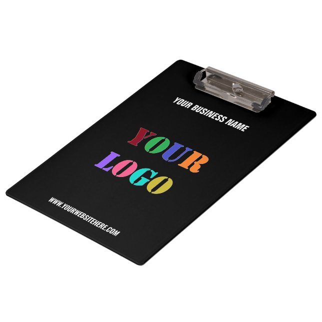 Custom Your Logo and Text Clipboard Choose Colours (Angled)