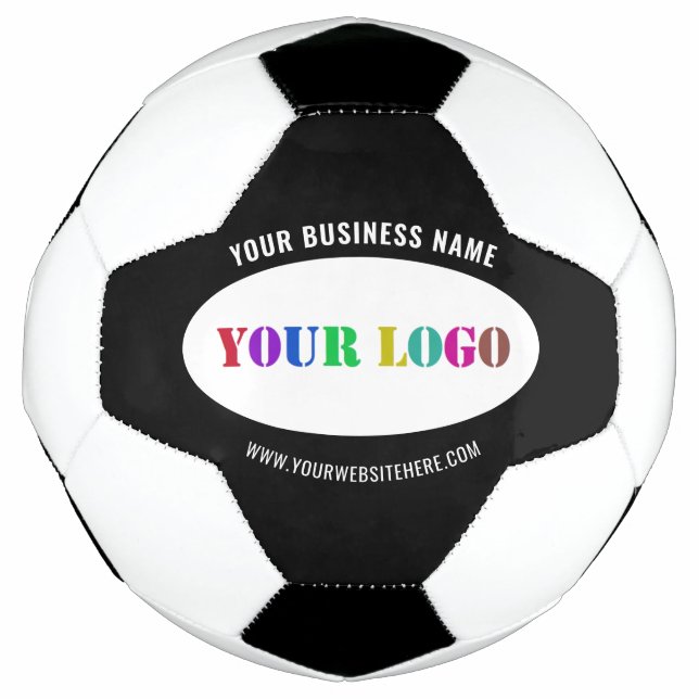 Custom Your Logo and Text Soccer Ball Choose Colou (Front)